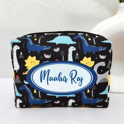 Personalised Animals Duffle Bag & Box Pouch Kids Combo