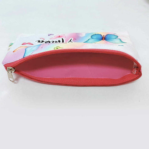 Personalised Butterflies Printed Kids Pencil Pouch
