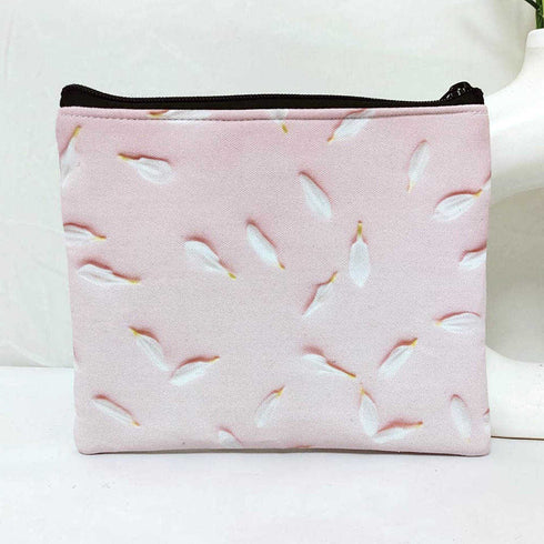 Personalised Pink Floral Printed Kids Pouch