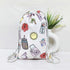 Personalised Floral Printed Kids Drawstring Bag