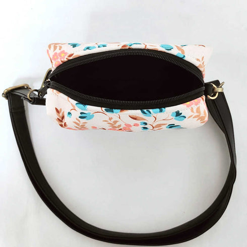 Personalised Floral Printed Sling Bag