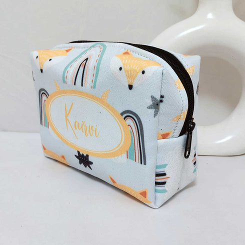 Personalised Animal Printed Kids Box Pouch