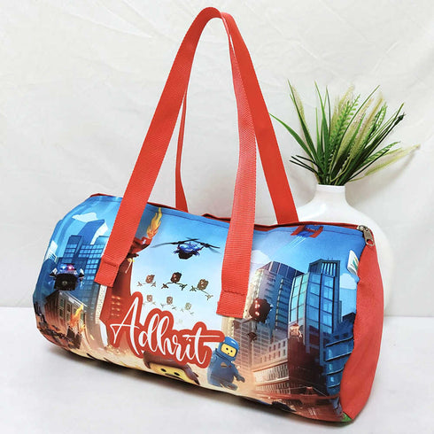 Personalised Cartoon Printed Kids Swimming Duffle Bag