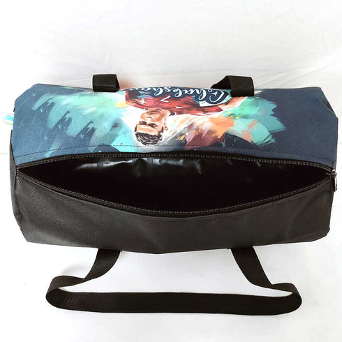 Personalised Football Printed Kids Swimming Duffle Bag