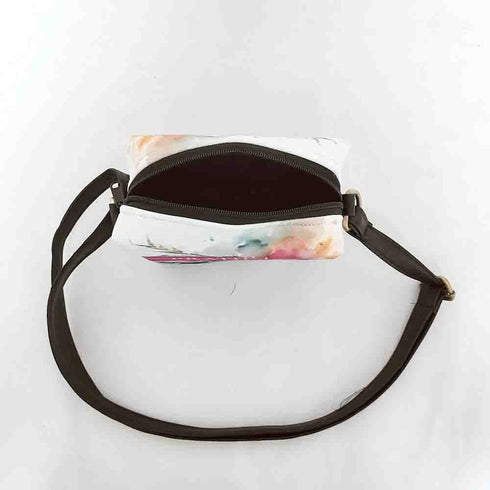 Personalised Floral Printed Kids Sling Bag