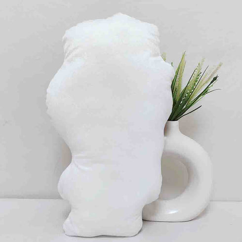 Crazy Corner Teddy Shape Velvet Plush Pillow