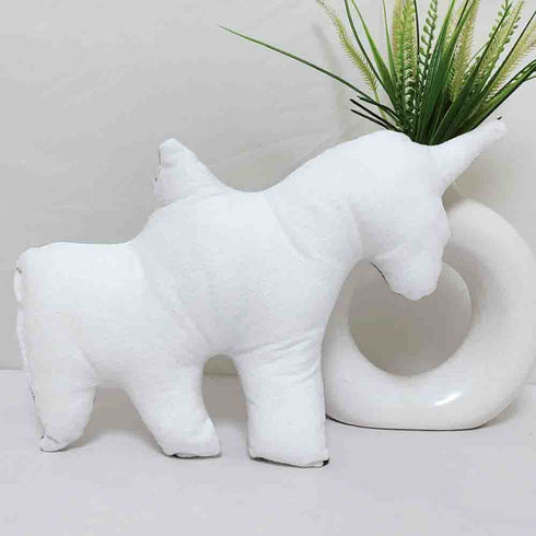 Crazy Corner Unicorn Shape Velvet Plush Pillow