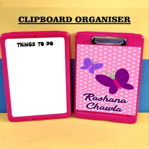 Personalized Kids Examboard & Clipboard Organizer