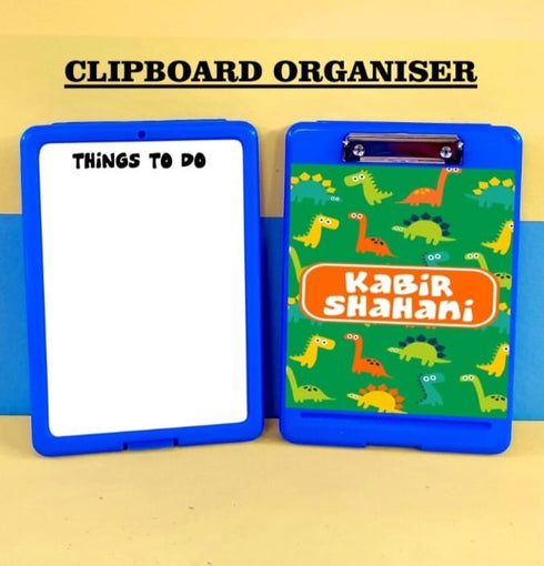 Personalized Kids Examboard & Clipboard Organizer