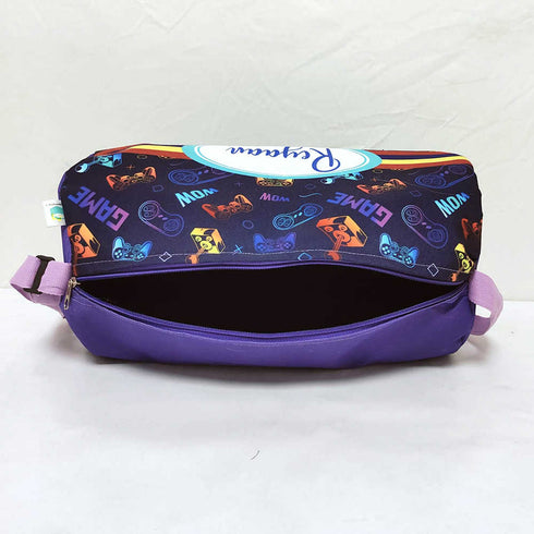 Personalised Game Printed Kids Sling Duffle Bag