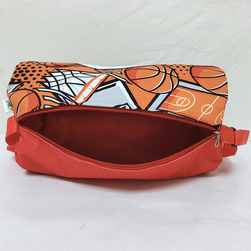Personalised Basketball Printed Kids Sling Duffle Bag