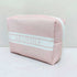 Personalised Pink Stripes Printed Box Pouch