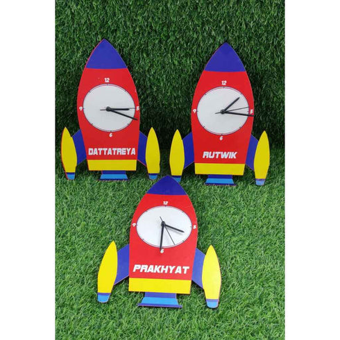 Personalized Cartoon Wall Clock for Kids