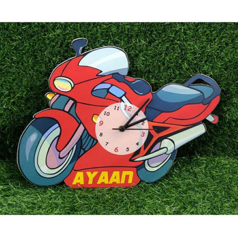 Personalized Cartoon Wall Clock for Kids