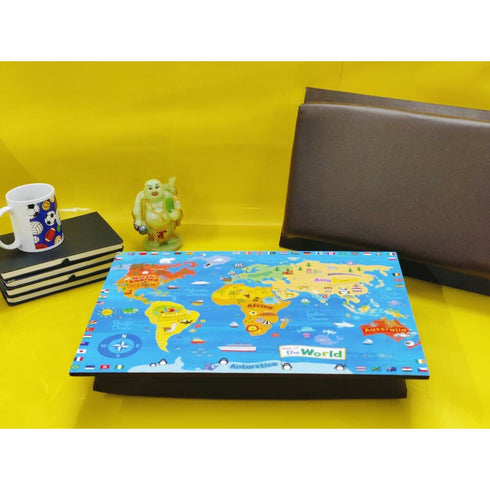 Personalised Wooden Table and Lap Cushions