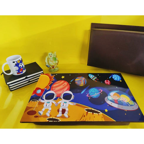 Personalised Wooden Table and Lap Cushions