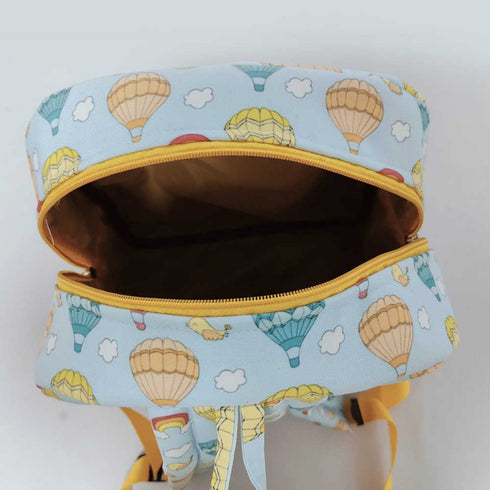 Personalised Air Balloon Printed Kids Bag Pack