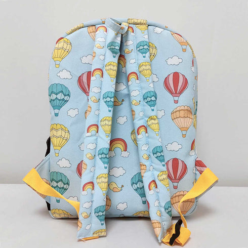 Personalised Air Balloon Printed Kids Bag Pack Combo Gift Set