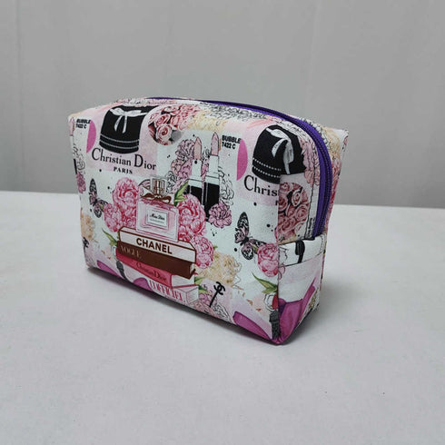 Personalised Floral Printed Box Pouch