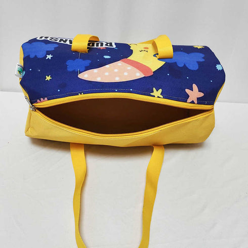 Personalised Moon Printed Kids Swimming Duffle Bag