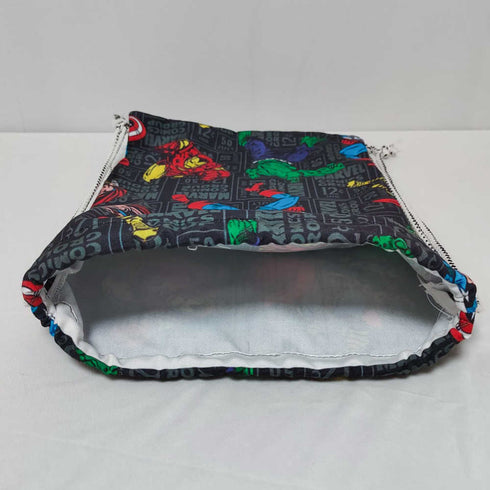 Personalised Cartoon Printed Kids Drawstring Bag