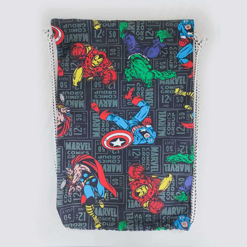 Personalised Cartoon Printed Kids Drawstring Bag