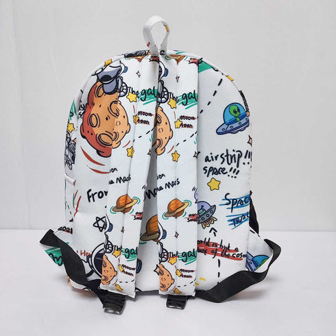 Personalised Space Printed Kids Bag Pack