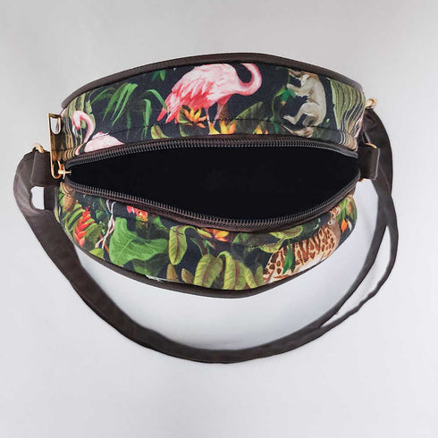 Animals Printed Structured Sling Bag for Women