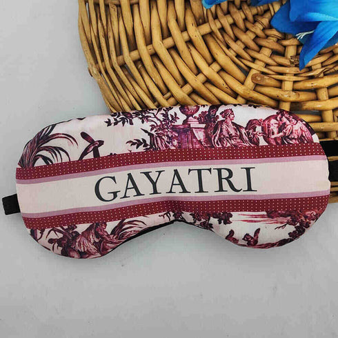 Personalised Pink Printed Neck Pillow Combo Gift Set