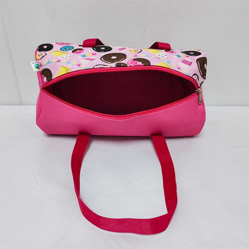 Personalised Donuts Printed Kids Swimming Duffle Bag