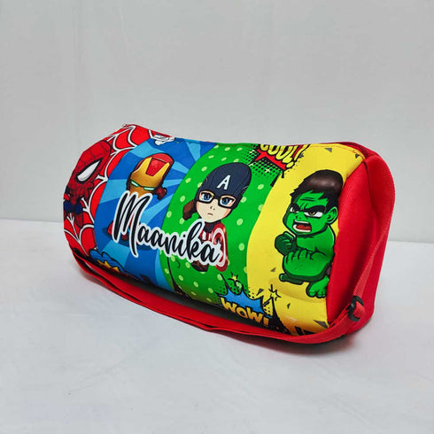 Personalised Cartoon Printed Kids Sling Duffle Bag