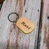 Personalised MDF Photo Name Keychain