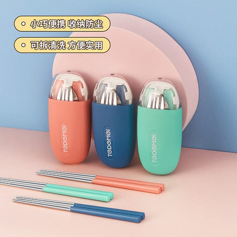 Personalized Tedemei Foldable Cutlery Set