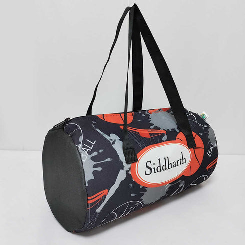 Personalised Basketball Printed Swimming Duffle Bag for Kids