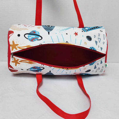 Personalised Space Printed Large Swimming Duffle Bag for Kids