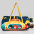 Personalised Fish Printed Kids Large Duffle Bag & Box Pouch Combo Gift Set