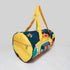 Personalised Fish Printed Kids Large Duffle Bag & Box Pouch Combo Gift Set