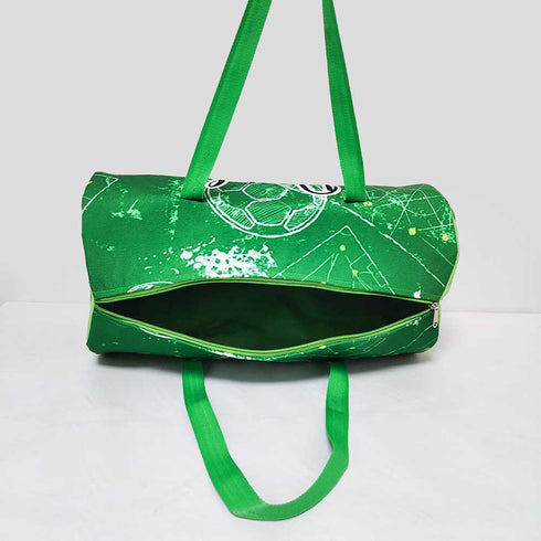 Personalised Kids Football Large Duffle Bag & Box Pouch Combo Gift Set