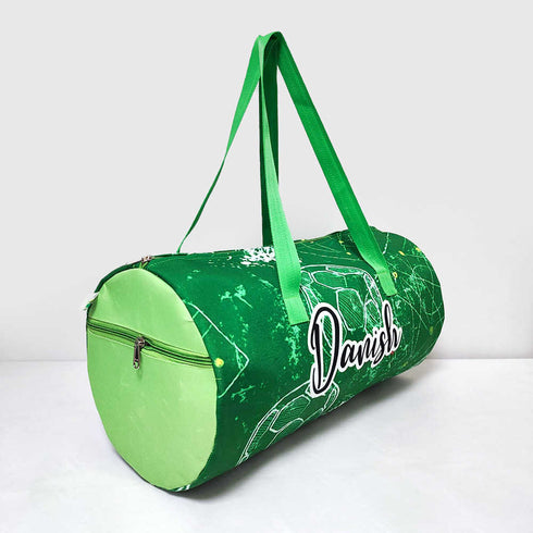 Personalised Kids Football Large Duffle Bag & Box Pouch Combo Gift Set