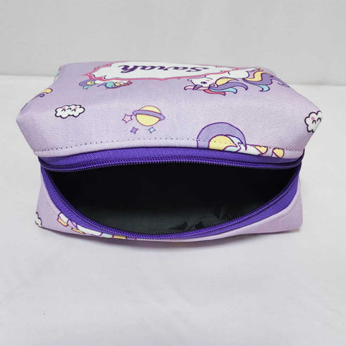 Personalised Kids Unicorn Large Duffle Bag & Box Pouch Combo Gift Set