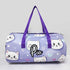 Personalised Kids Cat Face Large Duffle Bag & Box Pouch Combo Gift Set
