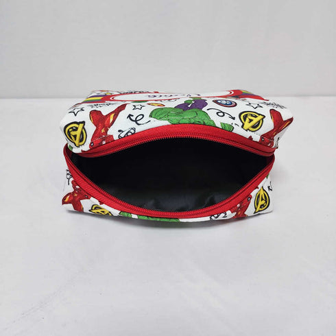 Personalised Kids Cartoon Large Duffle Bag & Box Pouch Combo Gift Set