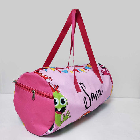 Personalised Kids Large Duffle Bag & Box Pouch Combo Gift Set