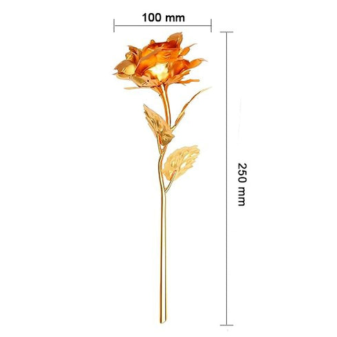 Artificial Gold Plated Rose