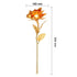 Artificial Gold Plated Rose