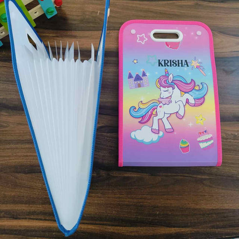 Personalised A4 Printed Folder with Name for Kids