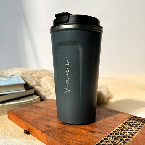 Personalised Steel Vacuum Mug