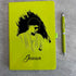 Personalised Photo Brush Effect Sketch Diary & Pen Set