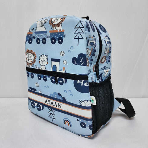 Personalised Animal Printed Kids Bag Pack