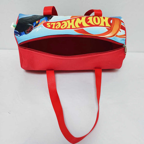 Personalised Hot Wheel Printed Swimming Duffle Bag for Kids